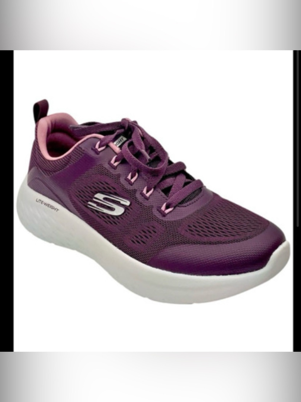 Skechers Sonic Lite Sneakers in a plum/dark purple